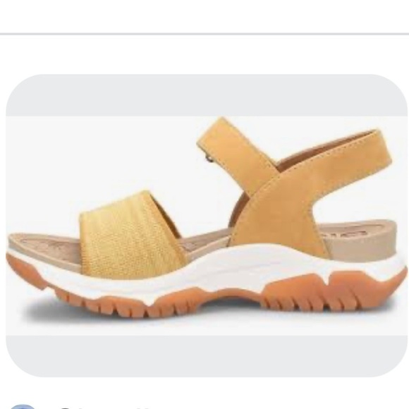 BIONICA NACOLA COMFORT SANDLE IN OCHRE YELLOW SIZE 7.5 - Picture 1 of 12